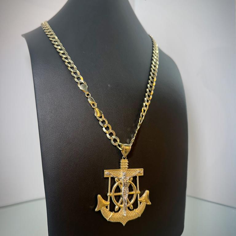 Cuban: Ital con Crusifijo solid